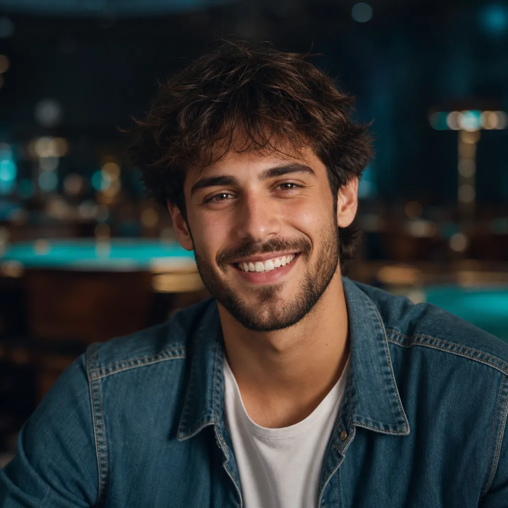 Retrato de Tomás Giménez, jugador de La Plata